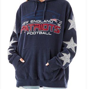 Vintage Silver Star Patch Patriots Sweatshirt